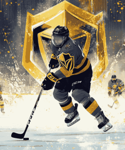 Vegas Golden Knights Ice Hockey Diamond Painting