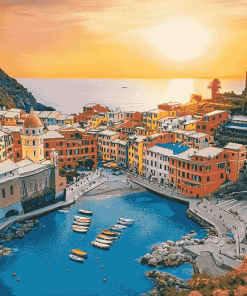 Vernazza Cities of Italy Diamond Painting