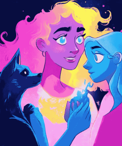 Vibrant Lore Olympus Animation Diamond Painting