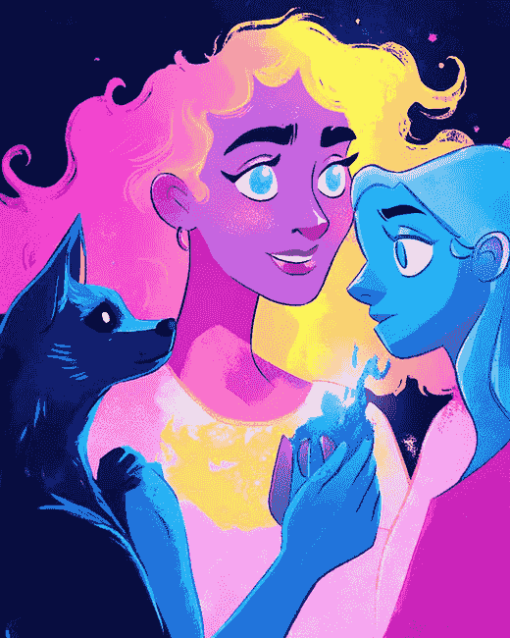 Vibrant Lore Olympus Animation Diamond Painting