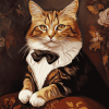 Victorian Cat Diamond Painting