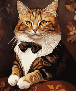 Victorian Cat Diamond Painting