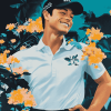 Viktor Hovland Golf Diamond Painting