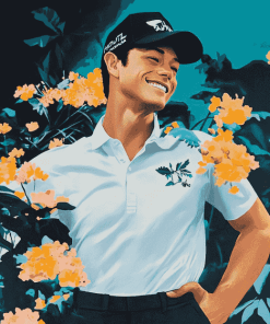 Viktor Hovland Golf Diamond Painting