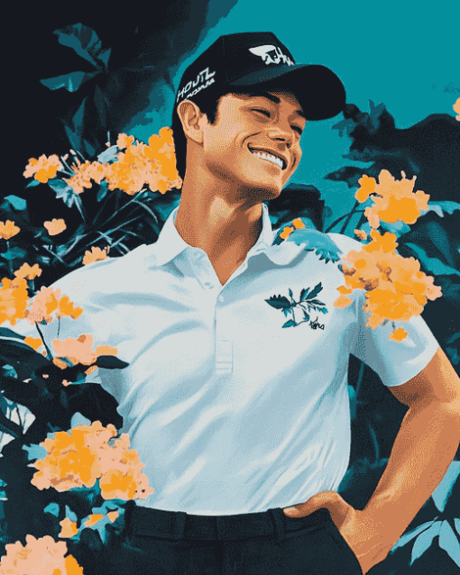 Viktor Hovland Golf Diamond Painting