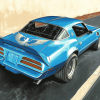 Vintage Blue Trans Am Car Diamond Painting