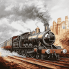 Vintage GWR Train Diamond Painting