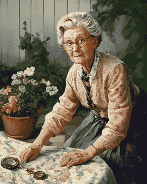 Vintage Grandma Moments Diamond Painting