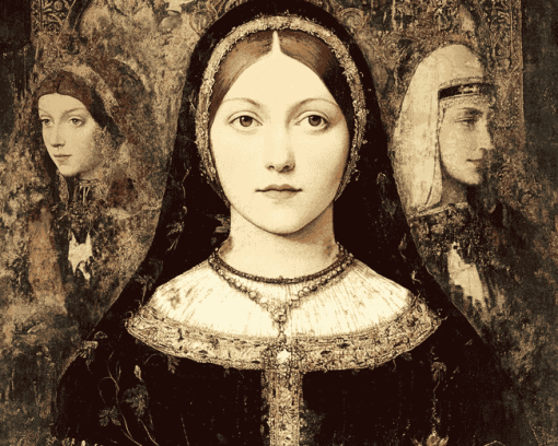 Vintage Queens Catherine Of Aragon Diamond Painting