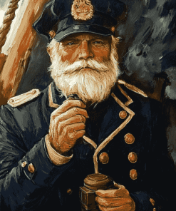 Vintage Sea Captain Diamond Painting