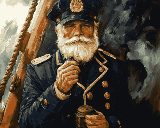 Vintage Sea Captain Diamond Painting