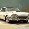 Vintage Tbird Car Diamond Painting