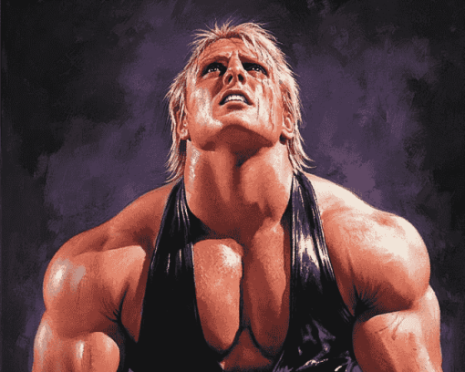 WWE Owen Hart Wrestler Diamond Painting