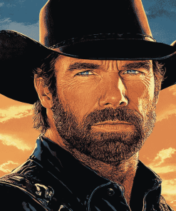 Walker Texas Ranger Movie Diamond Painting