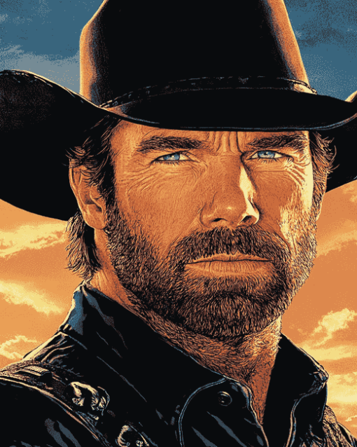 Walker Texas Ranger Movie Diamond Painting