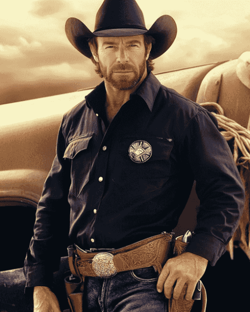 Walker Texas Ranger Movie Diamond Painting