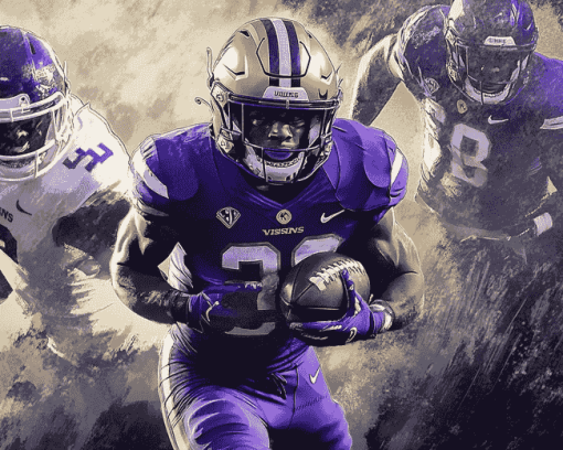 Washington Huskies Football Diamond Painting