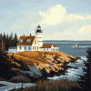 West Quoddy Lighthouse Diamond Painting