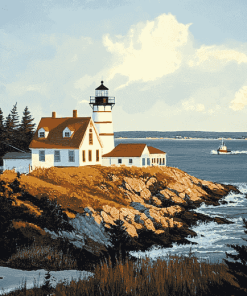 West Quoddy Lighthouse Diamond Painting