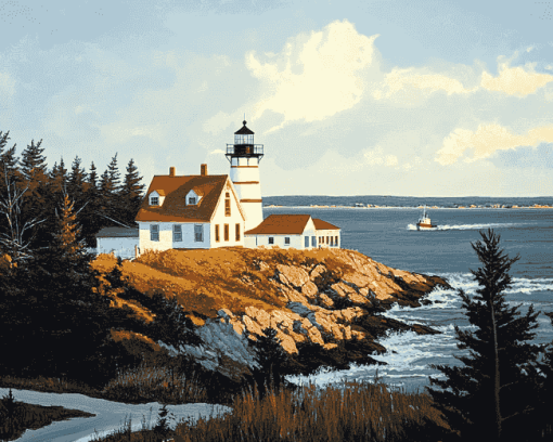 West Quoddy Lighthouse Diamond Painting