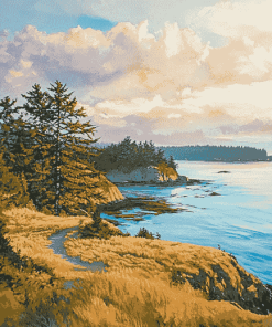 Whidbey Island Coastlines Diamond Painting