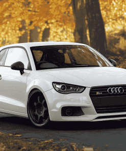 White Audi A1 Car Diamond Painting