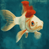 White Cap Fish Diamond Painting