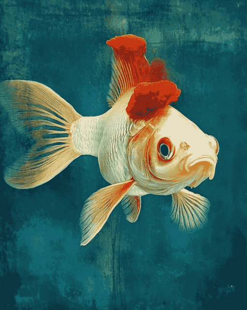 White Cap Fish Diamond Painting