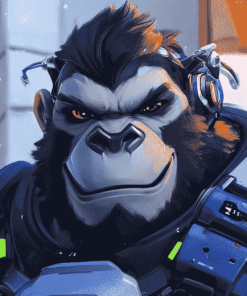 Winston Overwatch Video Game Diamond Painting