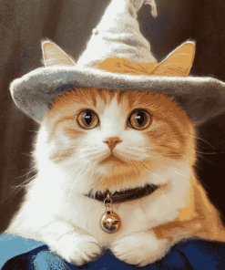 Wizard Cat Diamond Painting