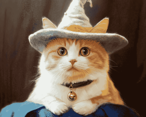 Wizard Cat Diamond Painting