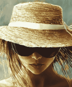 Woman's Straw Hat Diamond Painting