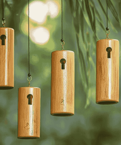 Woodland Landscape Wooden Wind Chimes Diamond Painting