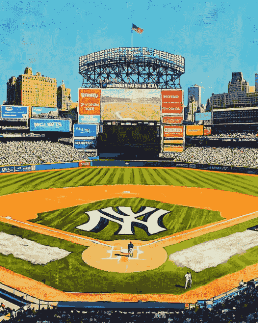 Yankee Stadium Landscape Diamond Painting