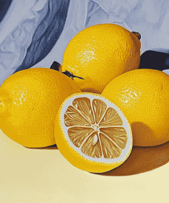 Yellow Lemons Fruit Diamond Painting