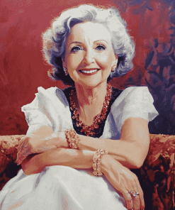 Young Betty White Portrait Diamond Painting