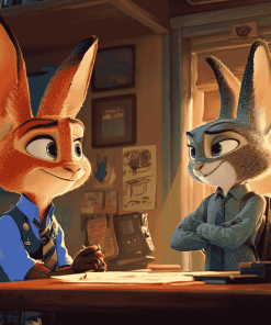 Zootopia Duo Diamond Painting