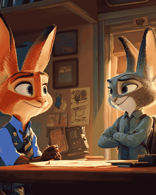 Zootopia Duo Diamond Painting