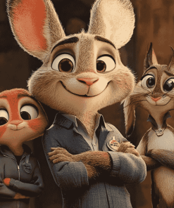 Zootopia Nick And Juddy Diamond Painting