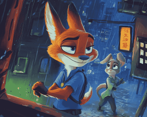 Zootopia Nick Wilde Diamond Painting