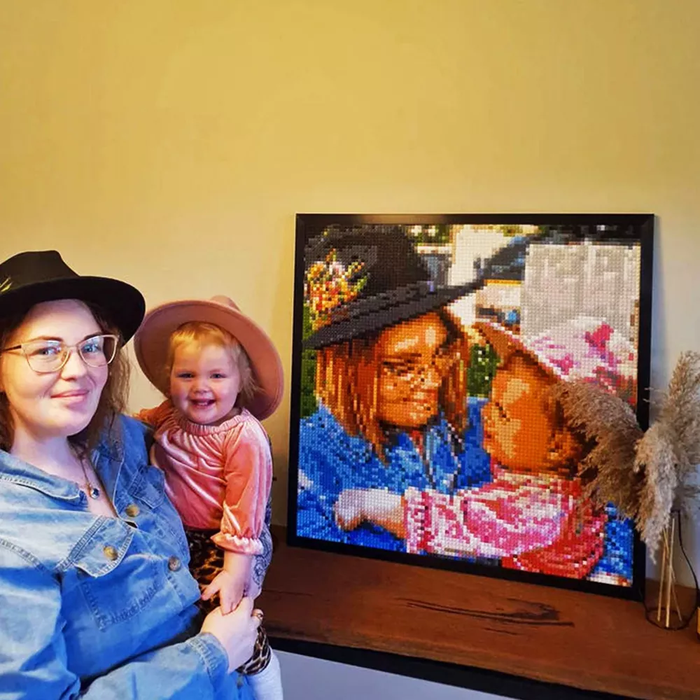 mom and daughter diamond painting