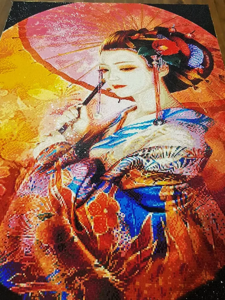 geisha diamond painting